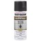 Rust-Oleum Rust Preventative Spray Paint, Black, Matte, Solvent, 12 Oz 300607 - alternate 1